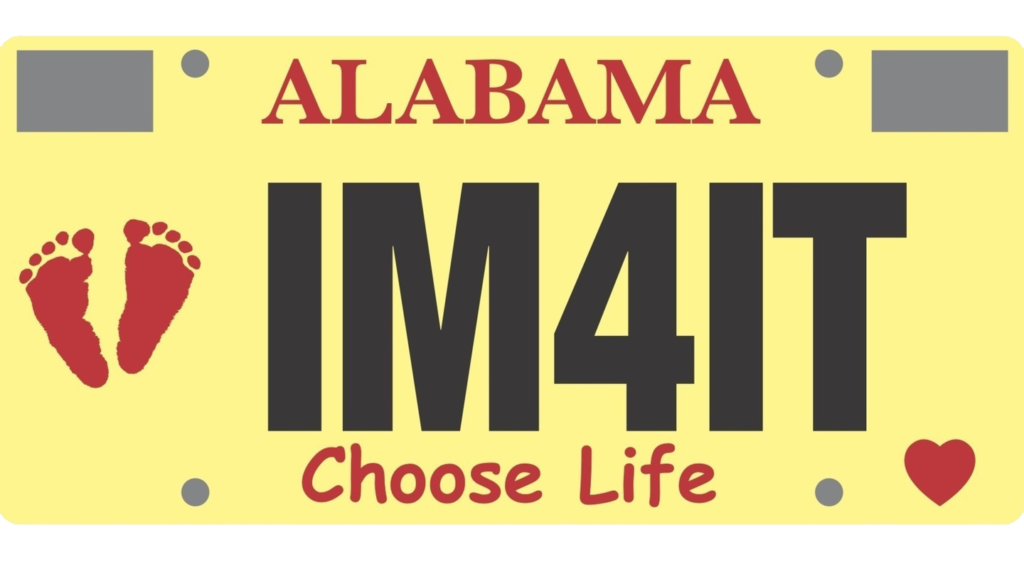 Choose Life license plate